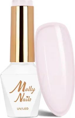Obrázok produktu pre Molly Nails French Manicure Light Nude Hybridný lak na nechty bez HEMA/Di-HEMA, 8 g, č. 134