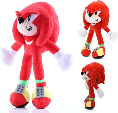Produktbild von Knuckles Echidna Sonic the Hedgehog Maskottchen Plüschtier Kuscheltier Groß 40 cm XXL