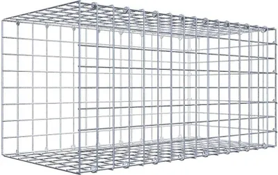 Produktbild von Anbaugabione Typ 2 80 cm x 40 cm x 40 cm (L x H x T), Maschenweite 5 cm x 5 cm, C-Ring