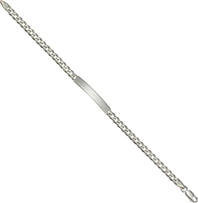 Produktbild von F Armband 925 Silber rhodiniert Schildband