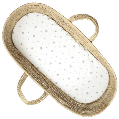 Image de Drap-housse Stella - 70 x 30 cm - Blanc | par SEVIRA KIDS