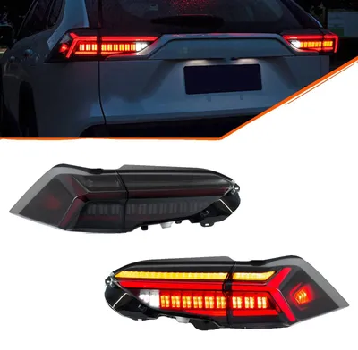 Obrázek produktu pro LED zadní světlo, napětí 12 V, výkon 35 W, svítivost 3400 LM, pro RAV4 2019-2025, sekvenční blinkry