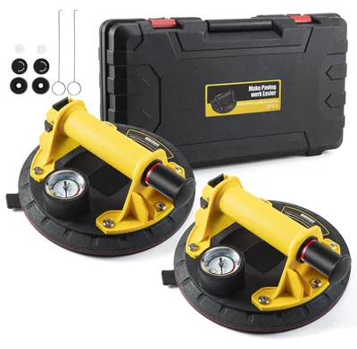 2er-Set Vakuumheber 8 Zoll mit Manometer und Handpumpe