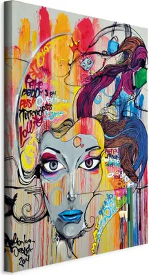 Produktbild von Vlies Leinwandbild - Colourful Thoughts 20x30 cm Menschen h-B-0042-b-a