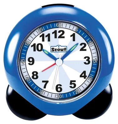 Produktbild von Scout Jungen Wecker Alarm Roundabout blau 280001060