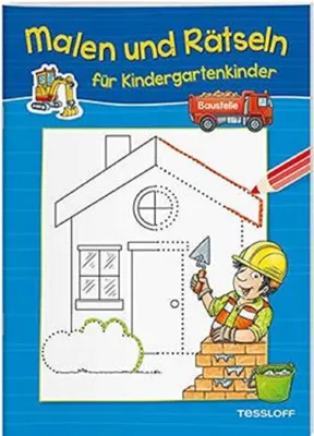 Zdjęcie produktu dla Malen und Rätseln für Kindergartenkinder. Baustelle