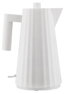 Produktbild von Alessi Plissé MDL06 W/UK - Elektrischer Wasserkocher aus Thermoplastischem Harz,