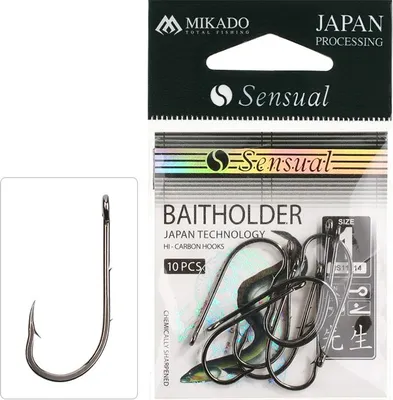 Obrázok produktu pre Mikado Háček Sensual Baitholder Vel. 3/0 Bn 10 Ks