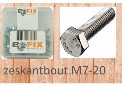 Immagine prodotto di Bullone esagonale Bofix M7-20 (50.)