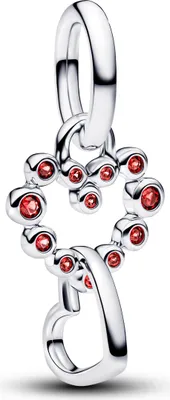 Produktbild von PANDORA Moments Herzanhänger, 925er Silber, Schmuckkristalle