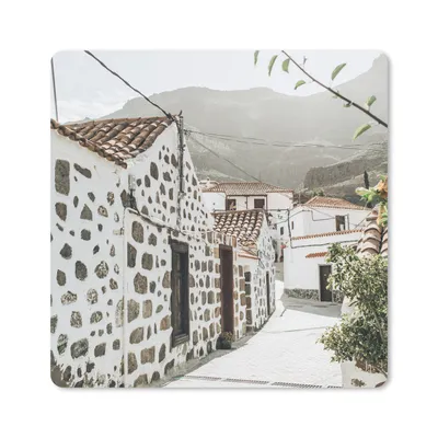 Produktbild von MuchoWow® Mauspad Mousepad Sommer - Haus - Weiß 30x30 cm - Mousepads - Maus Mat - Pad - Mausunterlage - Gaming