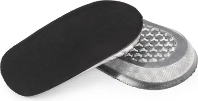 Produktbild von 1 Paar Gel-Ferseneinlagen zur Höhenvergrößerung, unsichtbare Fersenpolster für Damen und Herren, stoßdämpfend, 1,5 cm Höhe