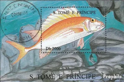 Produktbild von Briefmarken Sao Tome e Principe 1996 Mi Block364 (kompl.Ausg.) gestempelt Meeresfische