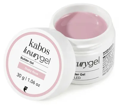 Produktbild von Kabos Luxury Builder Gel UV/LED Aufbaugel für Gelnägel 30g | Dusty Rose