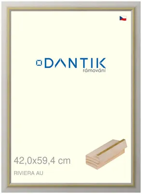 Obrázok produktu pre Rám DANTIK 42x59,4 | RIVIERA AU (Plexi Clear)