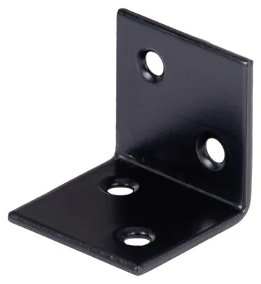 Immagine prodotto di Alberts 824433 Staffa grandangolare - zincata blu - nera - plastificata - 30 x 30 x 30 mm, set da 50
