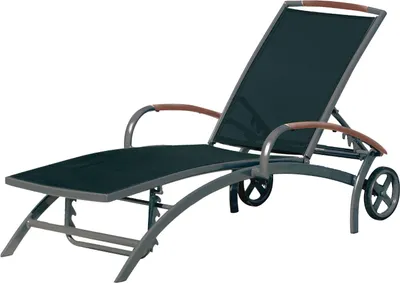 Produktbild von Inko Sonnenliege Frisco Alu/Textilen Rollliege 183x71x34cm 3 Farben zur Auswahl