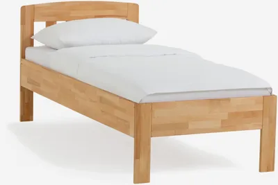 Produktbild von Dico Massivholz Einzelbett Komfortbett Seniorenbett 420.03, Buche lackiert