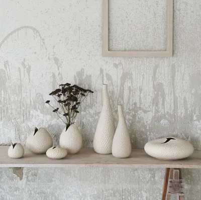 Produktbild von ASA Vase, natur  d. 15 cm, h. 22 cm, handmade, stoneware