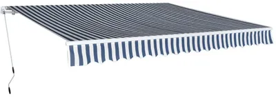 Produktbild von Ausziehbare Sonnenschutzvorrichtung - Knickarm-Sonnenschirm - Terrassensonnenschutz - Balkonsonnenschutz - Schattentuch - 400 cm breit