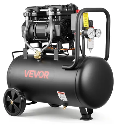 Produktbild von VEVOR 1,5 KW Druckluftkompressor, Ölfreier Kompressor mit 30 L Lufttank, Flüster