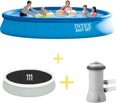 Immagine prodotto di Piscina Intex Easy Set - 457 x 84 cm - Inclusa vela solare e pompa a filtro