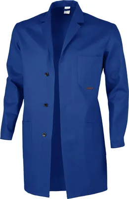 Produktbild von Qualitex Arbeitsjacke - classical Berufsmantel - BW 270 - Strapazierfähig aus reiner Baumwolle - in Farbe: kornblau - Herren: 52 - Damen: 46