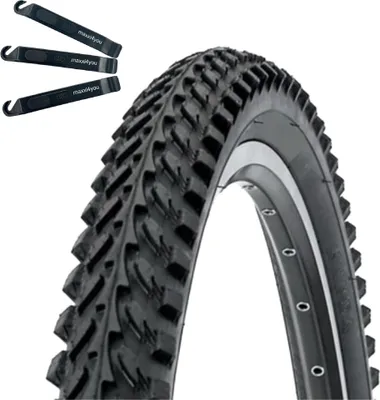 Produktbild von Angebot-Set / 1 x Kenda K-898 20" MTB Fahrradreifen Schwarz 50-406 (20 x 2.00) inkl. maxxi4you Reifenheber