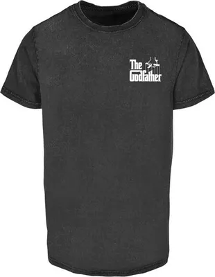 Immagine prodotto di Maglietta da uomo Mr. Tee Godfather Vito Tee nera - S