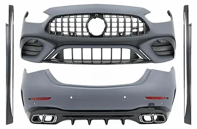 Imagen del producto de Kit de carrocería para Mercedes Clase C W206 berlina, modelo 2021 en adelante, con diseño C63, que incluye parachoques.