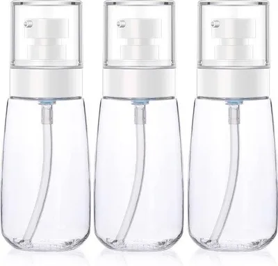 Zdjęcie produktu dla 3 puste butelki po żelu pod prysznic, pojemniki kosmetyczne o pojemności 60 ml z pompką