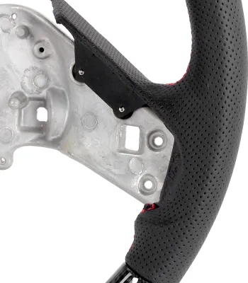 Obrázek produktu pro Na míru vyrobený volant z uhlíkových vláken s perforovanou nappa kůží, vhodný pro Chevrolet Corvette C8 2020+