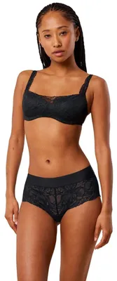 Zdjęcie produktu dla Triumph Body Make-Up Illusion Lace, Balkon, Czarny, Fiszbina, Wzór, Damski, Kwiatowy wzór