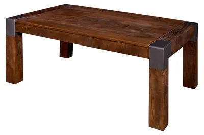 Produktbild von MASSIVMOEBEL24.DE Couchtisch Mango 110x70x45 braun lackiert Amsterdam #18