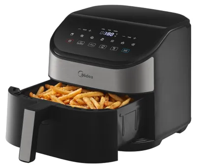 Heißluftfritteuse 4,5 l, 1500 W, digitales Touchpanel, PFAS-frei