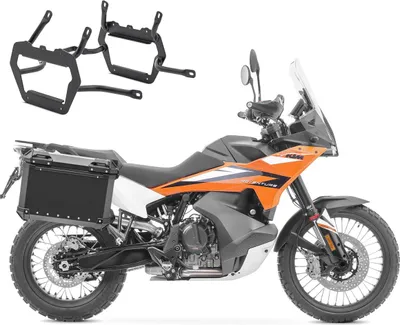 Image de Kit valise en alu + porte-valises adaptable sur KTM 790 / 890 Adventure/ R 19