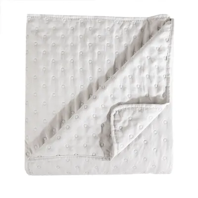 Immagine prodotto di Copriletto sul letto, trapuntato, pastello Nules 170x210 grigio chiaro