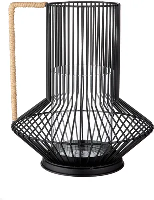 Immagine prodotto di GILDE Windlicht, "Stockholm", Metall, schwarz, , H. 23,5 cm, D. 20 cm 51323