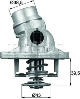 Produktbild von Mahle Thermostat für BMW 5er 7er X5 Land Rover Range