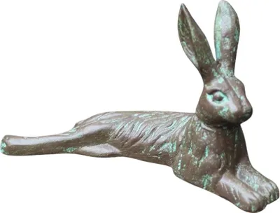 Produktbild von Dekofigur Hase liegend Antikstil