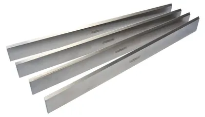Produktbild von HBM Hobelmessersatz, 4-teilig für 5-in-1-Holzbearbeitungsmaschine, 12 Zoll