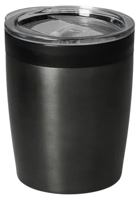 Image de Gobelet à café "Medano" 0,28 L - Gobelet isotherme en acier inoxydable avec isolation à double paroi et joint en silicone - Gobelet To-Go avec couvercle moderne - gris