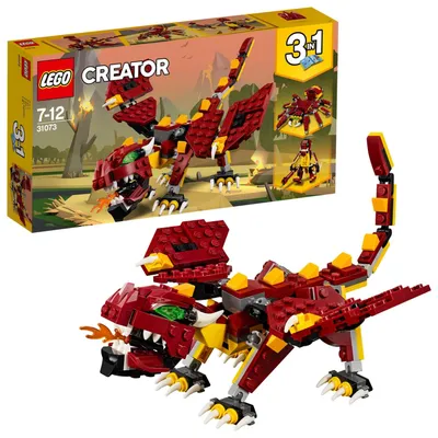 Zdjęcie produktu dla LEGO Creator 3in1 Mythical Creatures Set, Zestaw do budowania, 7 lat(a), 223 szt., 286 g
