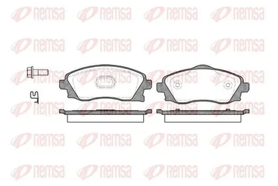 Produktbild von REMSA Bremsbeläge Satz Vorne Bremsklötze für OPEL Corsa C Schrägheck (X01) 0774.02