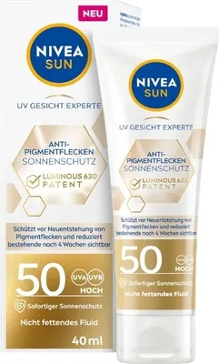 Image de Nivea Sun Crème Anti-Pigmentation SPF 50, 40 ml
