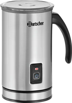 Produktbild von Bartscher MS600, Automatic milk frother/warmer, Schwarz, Silber, Edelstahl, 150 ml, 400 ml, 0,6 l