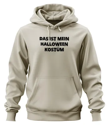 Obrázek produktu pro Tohle je můj halloweenský kostým Vtipná hláška Disguise Scary Uni mikina s kapucí Hoodie, Nature, M