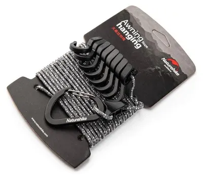 Obrázek produktu pro Horolezecká šňůra Natural hikes Marquis závěsné lano NH19PJ040 - DARK GREY