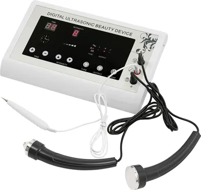Obrázek produktu pro Kosmetický přístroj – ultrazvukový přístroj – pro obličej a tělo – 220 V – s odstraňovačem skvrn – elektrický – ruční přístroj – bílý