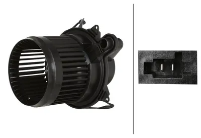Obrázok produktu pre Ventilátor interiéru 12 V 204 W 2-pólový HELLA pre napr. RENAULT CLIO